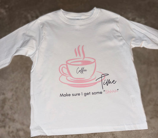 Coffee time T-shirt ￼